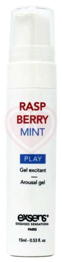 Охлаждающий гель Exsens Raspberry Mint малина и мята 15 мл фото 1
