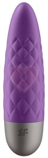 Рельефная вибропуля Satisfyer Ultra Power Bullet 5 фиолетовый фото 1