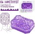 Мини мастурбатор Tenga Uni Amethyst фиолетовый фото 10