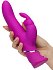 Вибратор с пульсацией Happy Rabbit Curve Thrusting лиловый фото 3