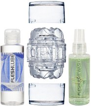 Набор Fleshlight Quickshot Vantage со смазкой и очищающим спреем