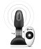 Анальная вибропробка с ротацией b-Vibe Rimming Petite чёрная фото 2