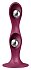 Фаллоимитатор Satisfyer Double Ball-R с внутренними шариками бордовый фото 2