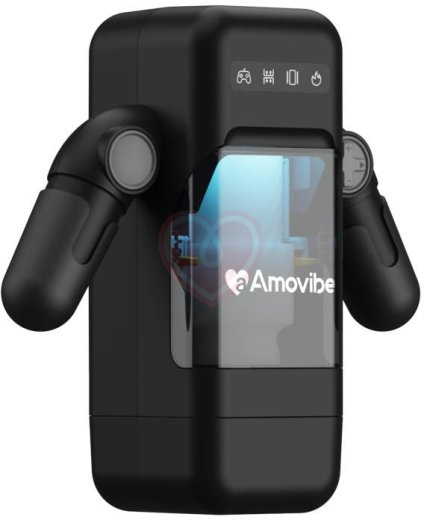 Робот-мастурбатор в форме джойстика Amovibe Game Cup чёрный фото 1