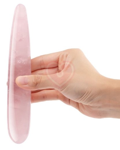Тонкий фаллоимитатор Le Wand Crystal Slim Wand розовый кварц фото 2