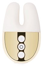 Мини-вибратор с двумя кончиками Le Wand Double Vibe белое золото