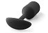Утяжелённая анальная пробка для ношения b-Vibe Snug Plug 2 малая чёрная фото 6