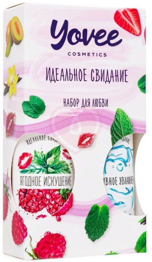 Набор для любви из 2 гелей-смазок Yovee с гиалуроновой кислотой и со вкусом малины и мяты фото 2