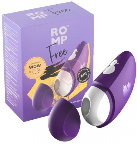 Бесконтактный клиторальный стимулятор Romp Free фиолетовый фото 4