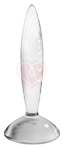 Стеклянный фаллоимитатор Satisfyer Sparkling Crystal прозрачный фото 3
