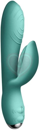Вибратор с клиторальным стимулятором Every Girl Rabbit Vibrator бирюзовый фото 1