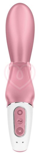 Вибратор с клиторальным стимулятором Satisfyer Hug Me розовый фото 4