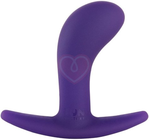 Анальная пробка с загнутым кончиком Fun Factory Bootie Small Anal Toy фиолетовая фото 1