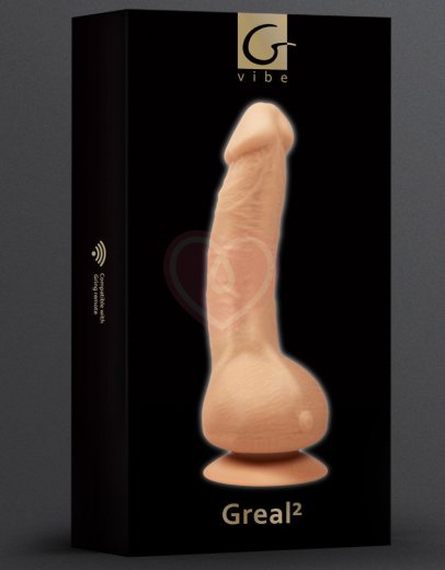 Реалистичный вибратор Gvibe Greal 2 телесный фото 2