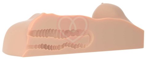 Мастурбатор-торс вагина и анус PDX Plus Perfect DD's Masturbator телесный фото 3