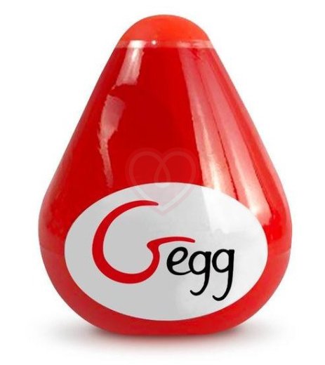 Компактный мастурбатор с рельефом Gvibe Gegg красный фото 2