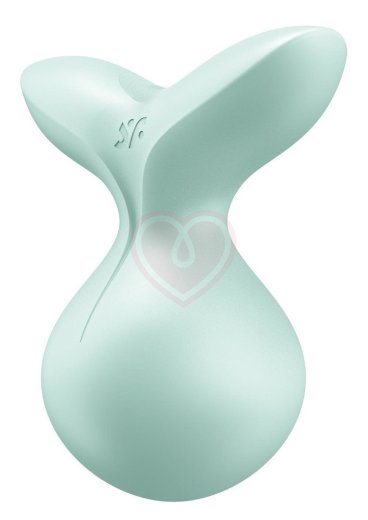 Мини-вибратор с круглым кончиком Satisfyer Viva la Vulva 3 мятный фото 2