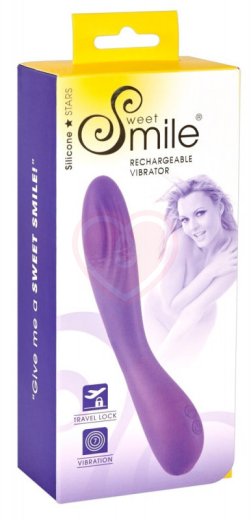 Гибкий вибратор Sweet Smile фиолетовый фото 4