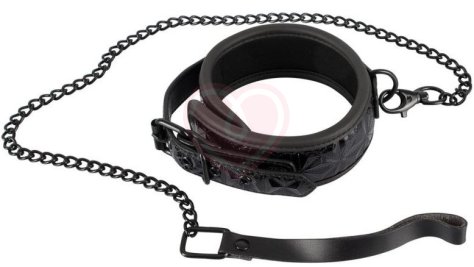 Ошейник и поводок с геометрическим узором Bad Kitty Collar With Leash фото 1