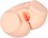 Мастурбатор-полуторс с вагиной и анусом Onahole Real Vagina с двойным слоем и вибрацией фото 1