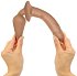 Двусторонний фаллоимитатор Strap-On-Me Switch Plug-In Realistic Dildo XХL телесный фото 2