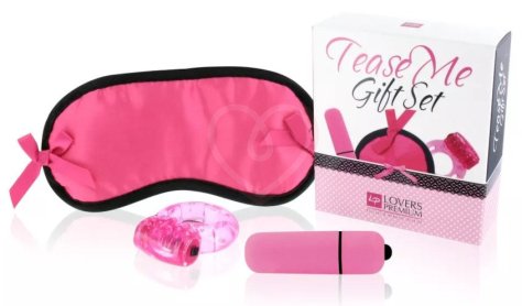 Набор для любовных игр LoversPremium Tease Me Gift Set розовый фото 1