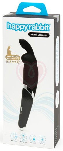 Вибромассажёр Happy Rabbit Wand чёрный фото 5