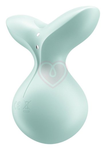 Мини-вибратор с круглым кончиком Satisfyer Viva la Vulva 3 мятный фото 3