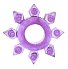 Кольцо эрекционное Toyfa Love Ring снежинка фиолетовое фото 1