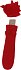 Вибропуля Unihorn Usb Blaze Diablo со стимуляцией язычком красная фото 2