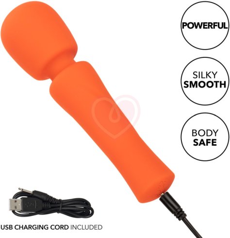 Мини-вибромассажёр Stella Liquid Silicone Mini Massager оранжевый фото 4