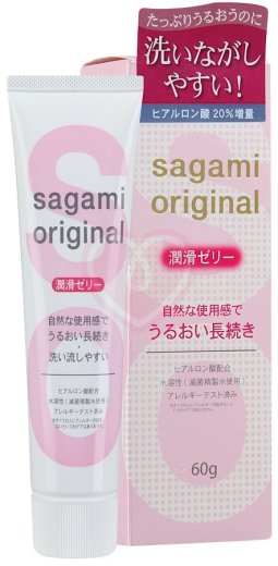 Лубрикант на водной основе с гиалуроновой кислотой Sagami Original 60 мл фото 1