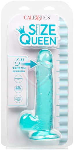 Фаллоимитатор Size Queen 15 см голубой фото 8