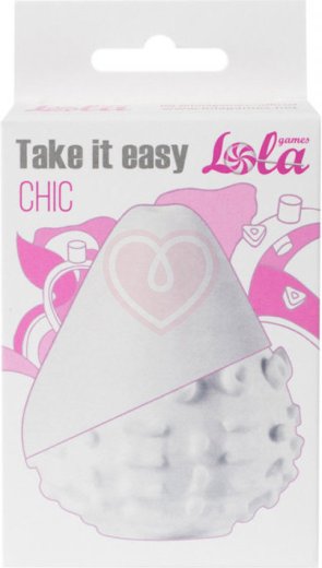Мужской мастурбатор Take it Easy Chic белый фото 3