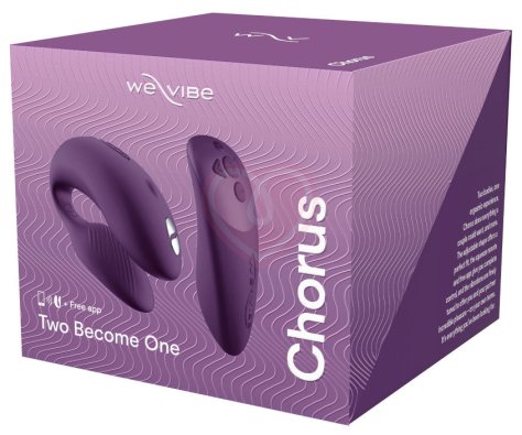 Парный вибратор с сенсорным пультом управления We-Vibe Chorus фиолетовый фото 3