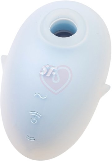 Вакуумый вибростимулятор клитора Satisfyer Cutie Ghost голубой фото 7