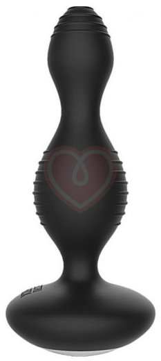 Анальная вибропробка с электростимуляцией Shots Vibrating Buttplug фото 1