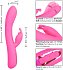 Вибратор-кролик с подвижной головкой Elite Rocking Rabbit розовый фото 5
