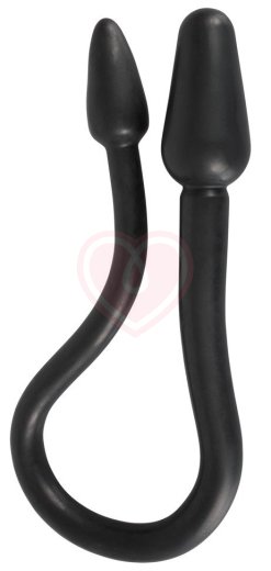 Двойной анальный стимулятор Rebel Double Plug чёрный фото 1