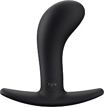 Анальная пробка с загнутым кончиком Fun Factory Bootie Medium Anal Toy чёрная