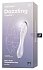 Двухсторонний стеклянный фаллоимитатор Satisfyer Dazzling Crystal 1 прозрачный фото 5