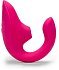 Вибратор для зоны G c бесконтактной стимуляцией клитора Womanizer Blend малиновый фото 12