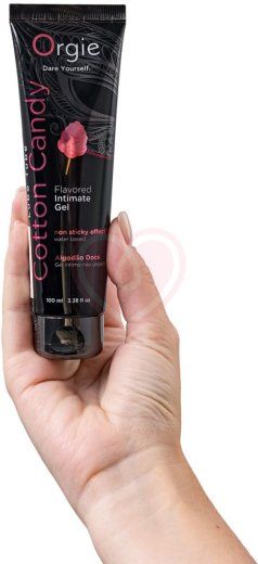 Оральный лубрикант Orgie Lube Tube Сахарная вата 100 мл фото 3
