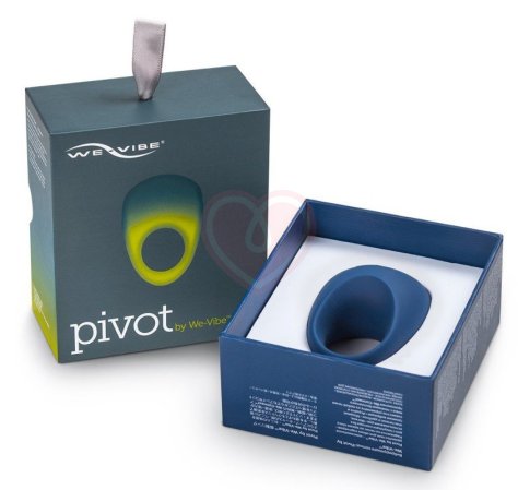 Эрекционное кольцо We-Vibe Pivot синее фото 4