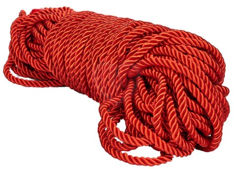 Верёвка Scandal BDSM Rope 30 метров красная фото 2