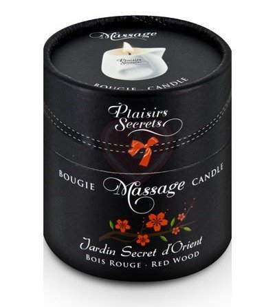 Свеча с массажным маслом Concorde Massage Candle Красное дерево 80 мл фото 2
