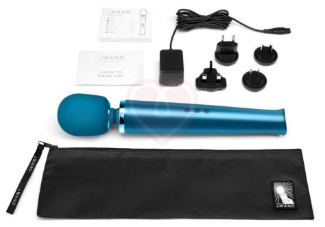 Мощный массажёр Le Wand Rechargeable синий фото 4