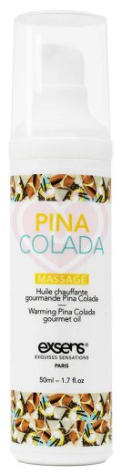 Разогревающий массажный гель Exsens Pina Colada со вкусом Пина Колада 50 мл фото 1