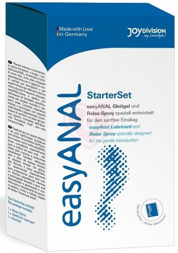 Набор для анального секса Joy Division EasyAnal Starter Set лубрикант и спрей фото 4