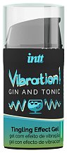 Стимулирующий гель со вкусом джина и тоника Intt Vibration! Gin & Tonic 15 мл